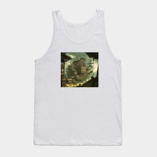 Aircraft Aeroplane Airplane Artsy Vintage Retro Tank Top